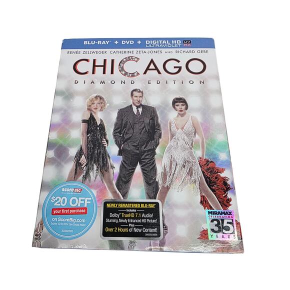 Chicago Diamond Edition  Blu-Ray +Dvd  Digital HD New Sealed  2014 - Picture 1 of 12